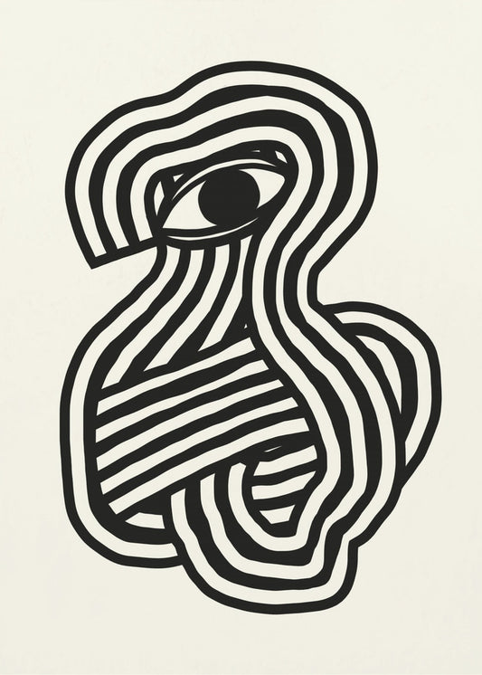 Drittes Auge abstrakt | Poster