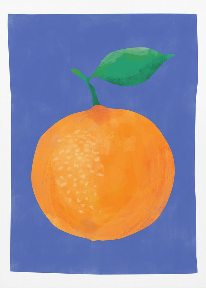 Lebendige Orangenfrucht | Poster