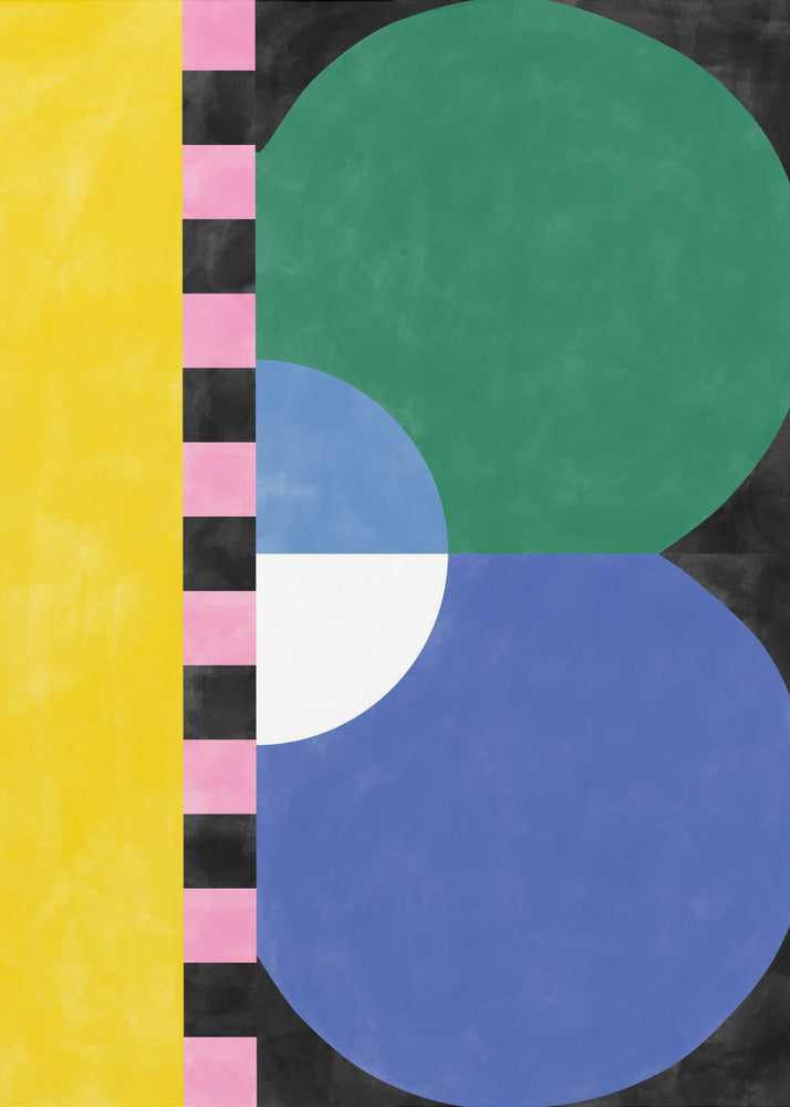 Colorful Geometry Block and shapes | Poster