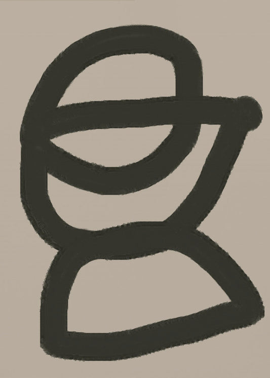 Mutige abstrakte Form | Leinwand