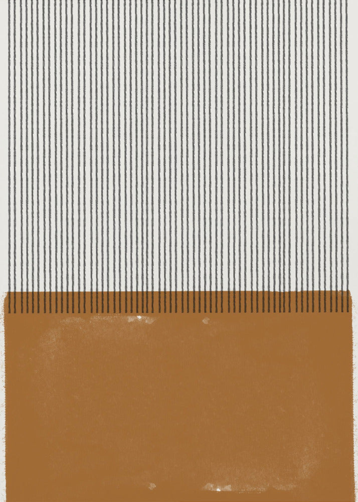 Gestreifte Harmonie | Leinwand
