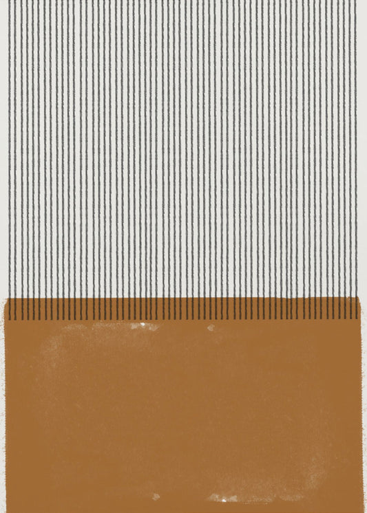 Gestreifte Harmonie | Leinwand