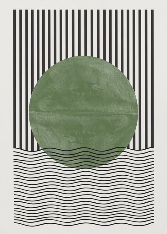 Streifen und Wellen | Poster