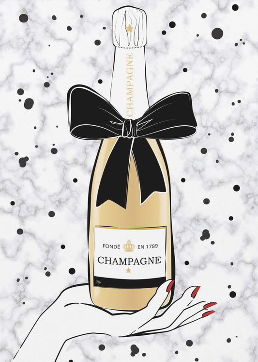 Champagner halten | Leinwand