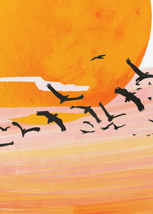 Die Zeit vergeht wie im Flug | Leinwand