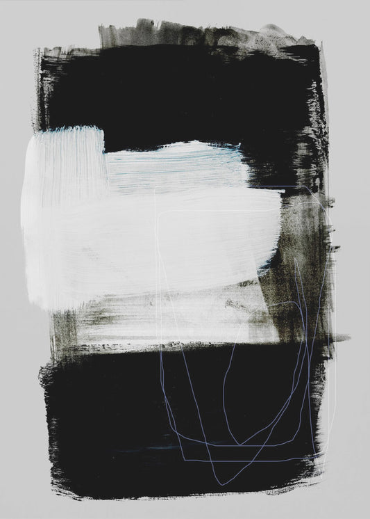 Abstrakte Pinselstriche 130 | Poster