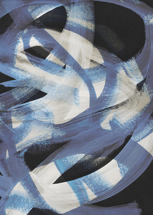 Abstrakte Pinselstriche 128 | Poster