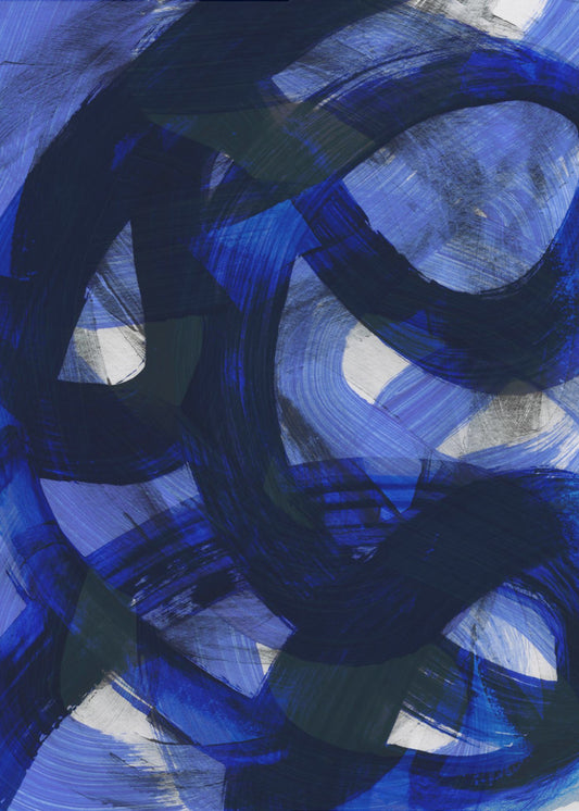 Abstrakte Pinselstriche 147 | Poster