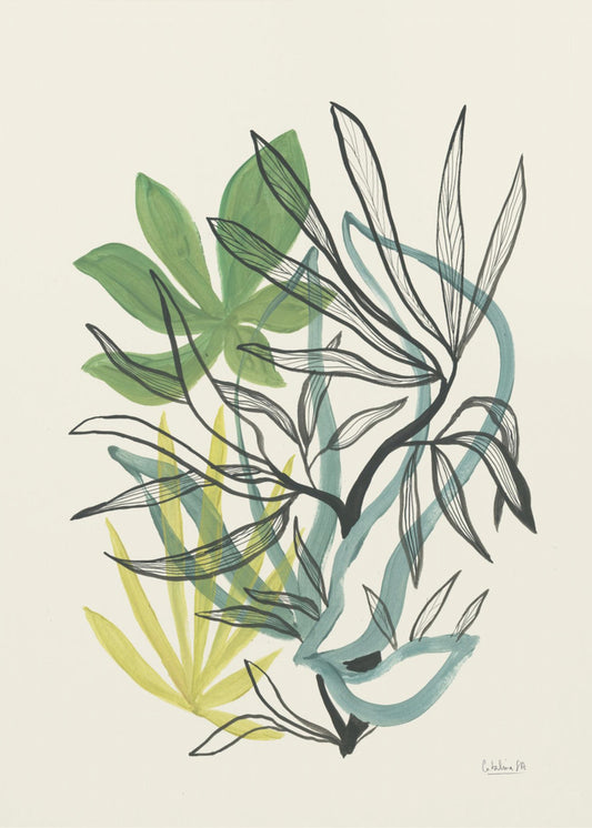 Laub Nr. 4 | Poster