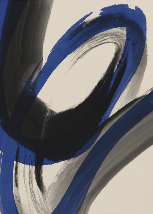 Echos von Indigo | Leinwand