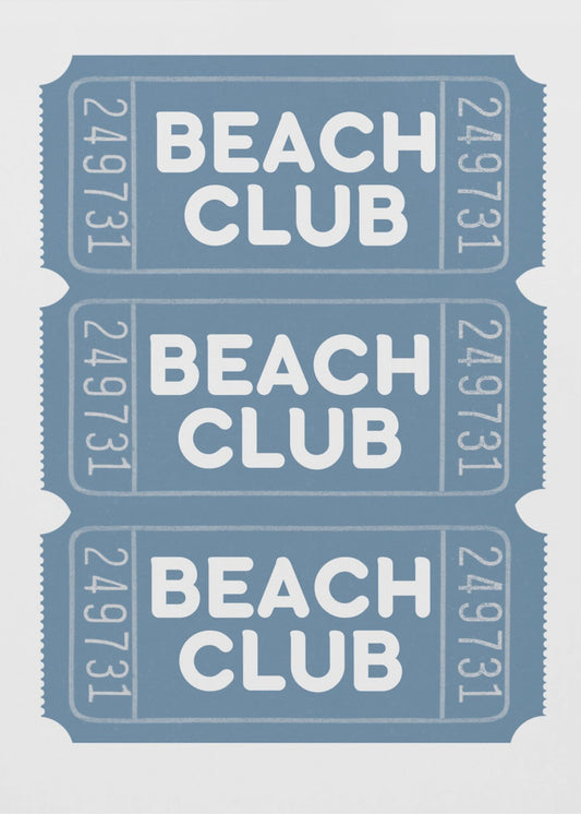 Beach Club Tickets | Leinwand