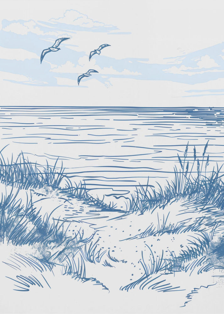 Seascape Sketch | Canvas