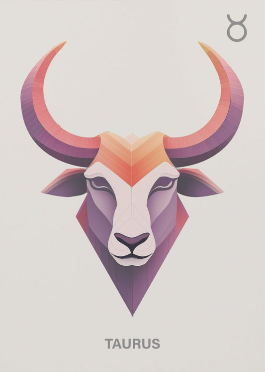 Sternzeichen Stier Kunst | Leinwand