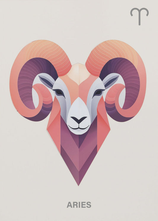 Sternzeichen Widder Kunst | Poster