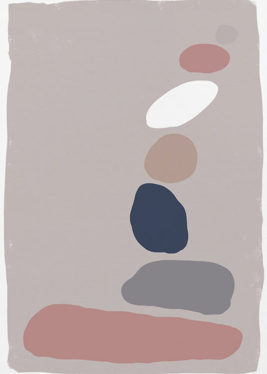 Abstrakte Kieselsteine | Poster
