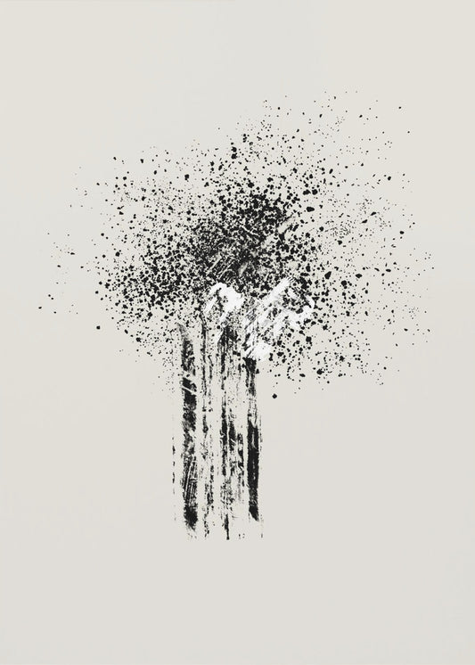 Brush splatters #5 | Canvas