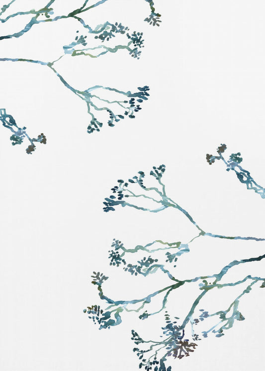 Zarte blaue Blumen 1 | Poster