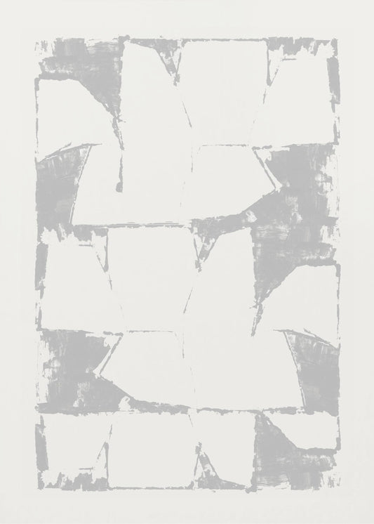 Grauweiß auf Weiß 2 | Poster