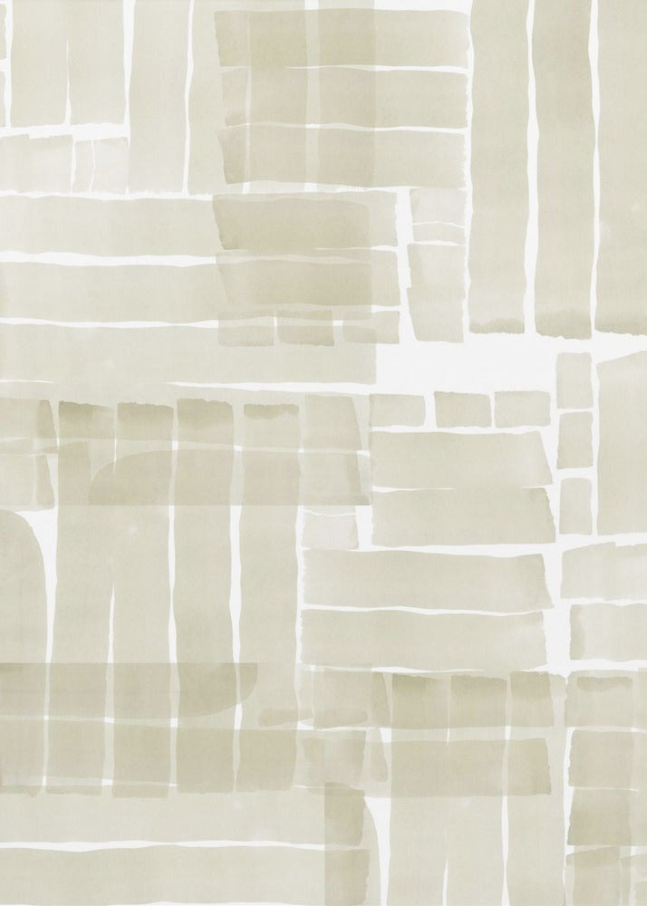 Neutrales Tangle Grid 1 | Poster