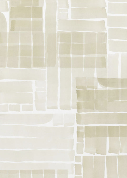 Neutrales Tangle Grid 2 | Poster