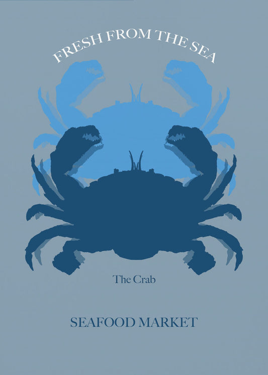 Krabbenposter 3 | Leinwand