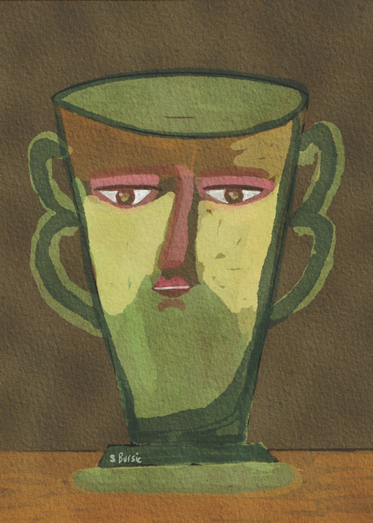 Tasse Mann braune Version | Poster