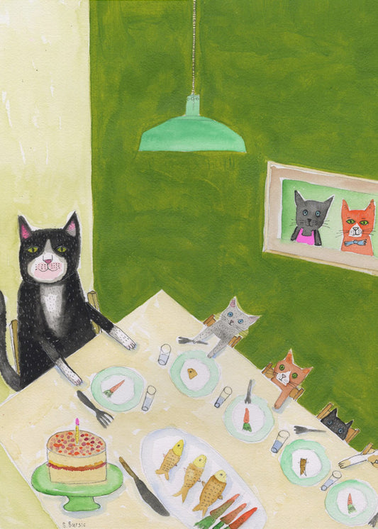 Katzenfamilie | Poster