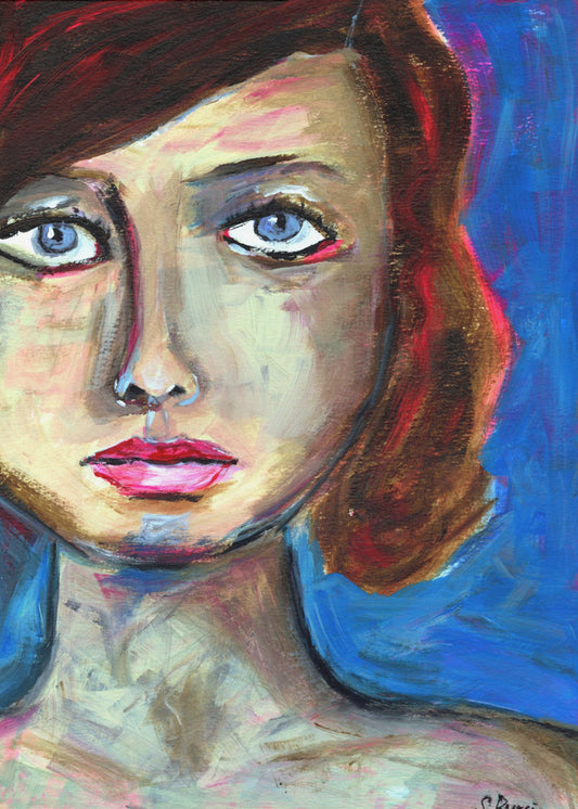 Blaue Augen | Poster