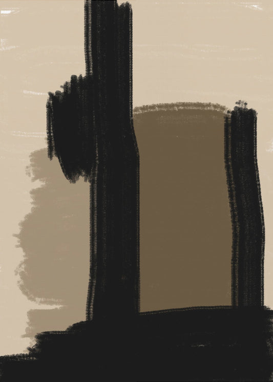Schatten und Erde | Leinwand