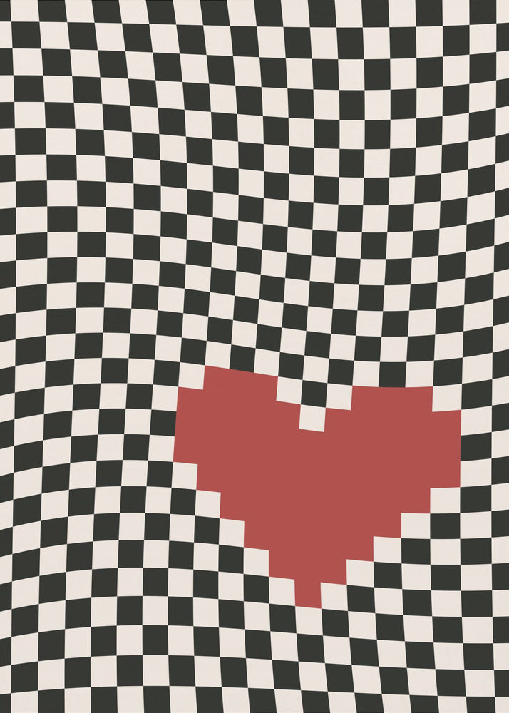 Pixelherz | Leinwand