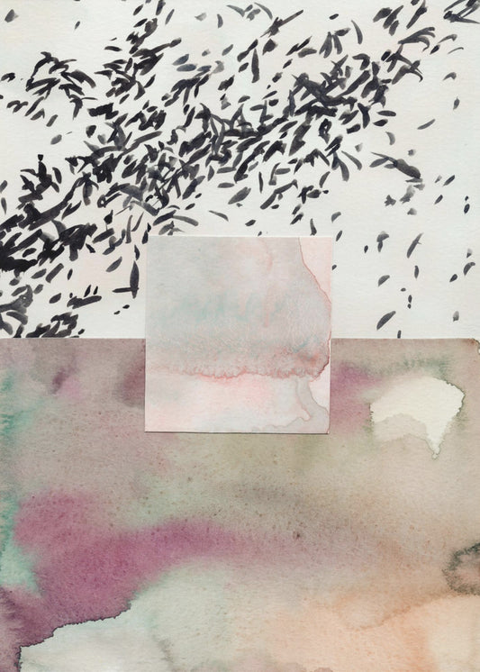 Aquarell abstrakte Komposition 7 | Poster
