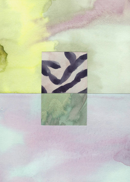 Aquarell abstrakte Komposition 8 | Poster