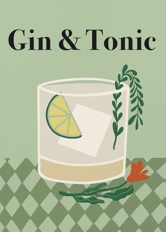 Gin &amp; Tonic | Leinwand