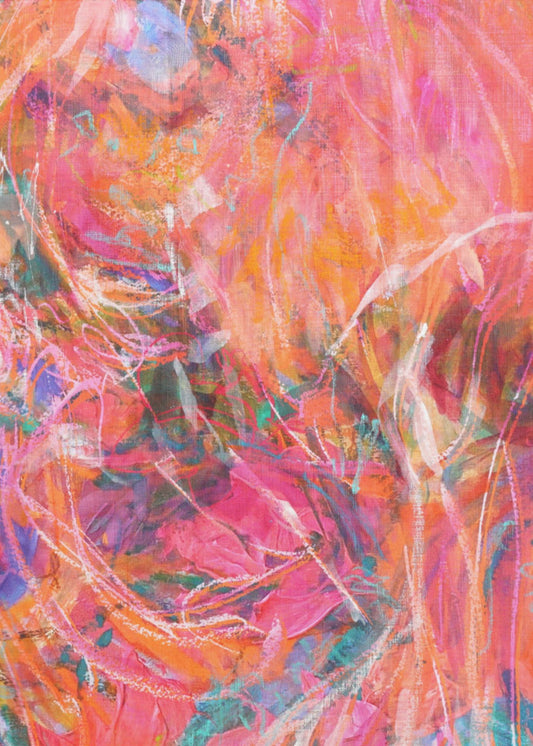 Bunte Blumenblätter | Leinwand