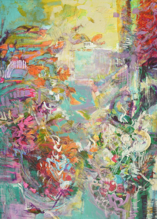 Unter den Orchideen | Leinwand
