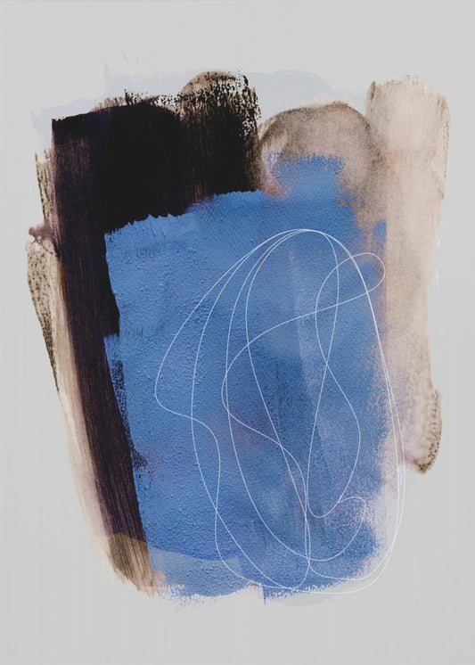 Abstract Brush Strokes 55 | Poster
