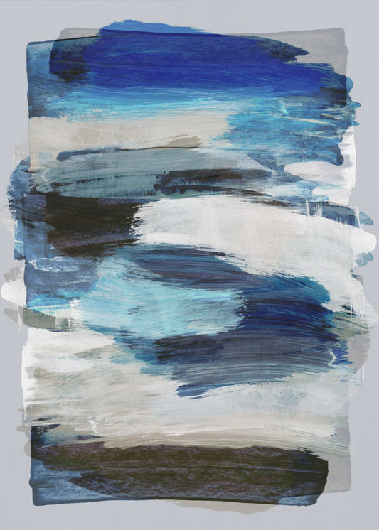Abstract Brush Strokes 78Y | Poster