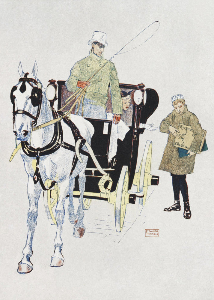 Vintage-Kutsche (1893) | Leinwand