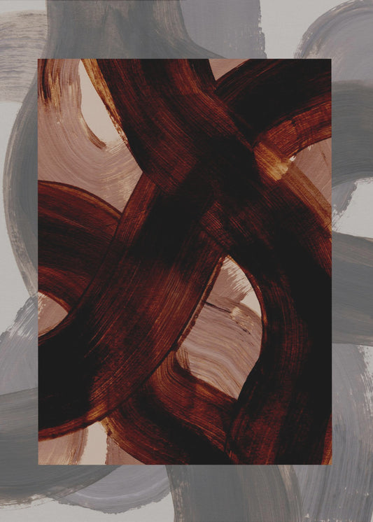 Abstrakte Pinselstriche 150 | Poster