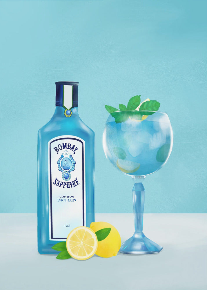 Gin Cocktail | Leinwand