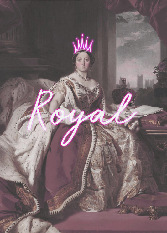 Queenvictoriaroyalneon Ratioiso | Canvas