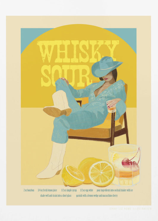Jlr Cocktails Whiskysour | Leinwand