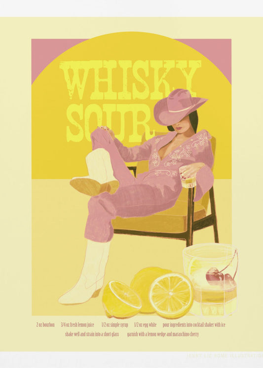 Jlr Whiskysour Pink Kopie | Leinwand
