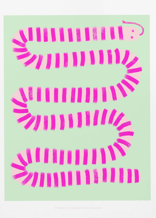 Pandc Pinksnake Kopie | Leinwand