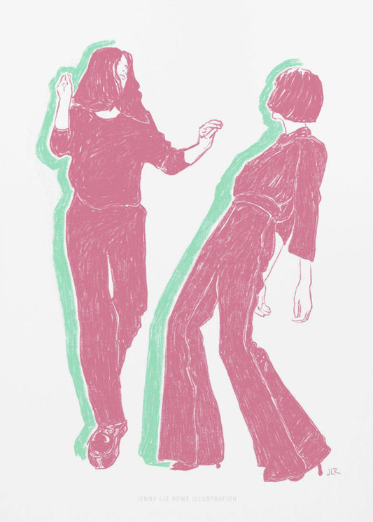 Jlr Dancing3 Kopie | Leinwand