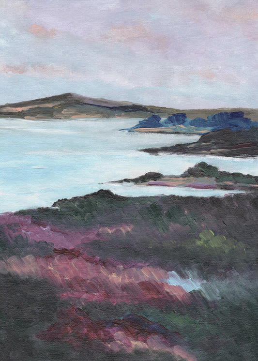 Purpel Coast | Leinwand