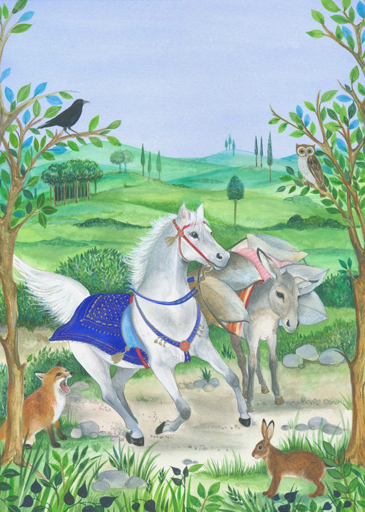 The Harmony Of Nature And Animal Life, | Canvas