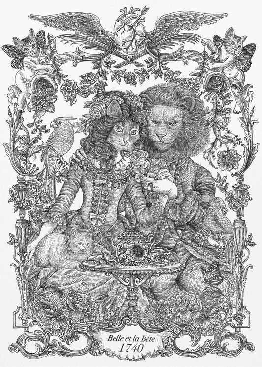 Katze Die Schöne und das Biest | Poster