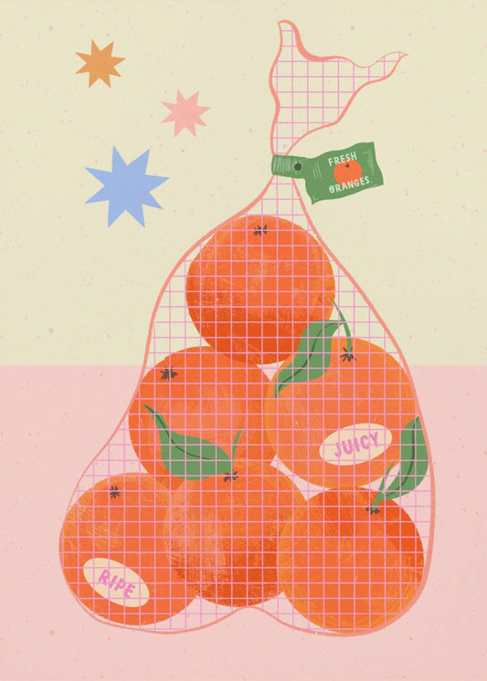 Fresh and Ripe Oranges | Canvas