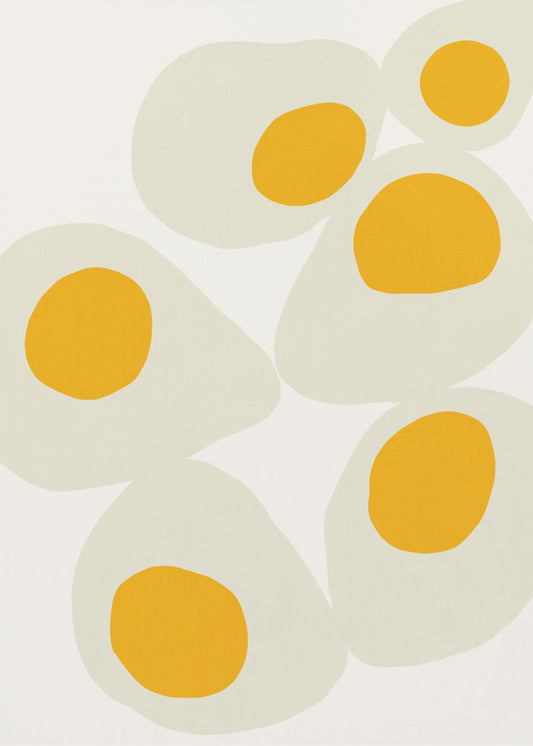 Gelbe Eier, Food Art | Poster